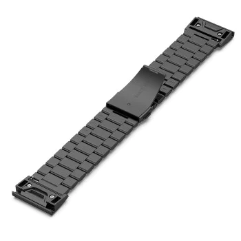 Каишка за Instinct 2S/2S Solar/Approach S70 42mm/fenix 7S Pro Sapphire Solar - Каишка за часовник QuickFit 20mm (W010) - Черен