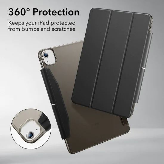 Калъф за iPad Air 13 (2024) - ESR Ascend Trifold - Frosted Black