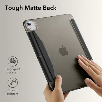 Калъф за iPad Air 13 (2024) - ESR Ascend Trifold - Frosted Black