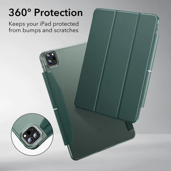Калъф за iPad Pro 13 (2024) - ESR Ascend Trifold - Forest Green