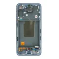 Екран с тъчскрийн и рамка, съвместим с Samsung Galaxy A55 (SM-A556) - Samsung (21716) - черен / тъмносин