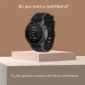 Каишка за Instinct 2S/2S Solar/Approach S70 42mm/fenix 7S Pro Sapphire Solar - Каишка за часовник QuickFit 20mm (W058) - Черен
