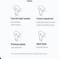 Безжични стерео слушалки с истински безжични стерео слушалки, Bluetooth V5.2, намаляване на шума - Lenovo (LP5) - сиви