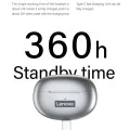 Безжични стерео слушалки с истински безжични стерео слушалки, Bluetooth V5.2, намаляване на шума - Lenovo (LP5) - сиви