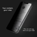 Протектор за iPhone 15 Plus - Lito HD PRO Privacy - Черен