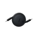 Кабел за данни Type-C към Type-C, 60W, 1m - Baseus Free2Pull Mini (P1036454500111-01) - клъстер черен