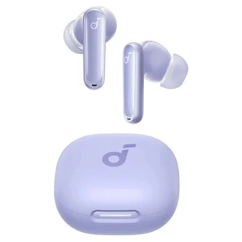 TWS Bluetooth слушалка, шумопотискане, сензорно управление - Anker SoundCore P40i (A3955GQ1) - лилаво