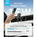 Държач за решетка на вентилатор с индуктивно зарядно устройство, 15W - Anker MagGo (B2932G11) - черен
