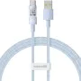 USB към Type-C кабел, супер бързо зареждане 100 W, 2 м - Baseus Gem (P1037373002311-01) - Galaxy Blue