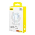 USB-C към Type-C кабел, супер бързо зареждане 100 W, 2 м - Baseus Gem (P10373000311-01) - Galaxy Blue