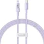 Кабел USB-C към Lightning, бързо зареждане 20W, 1m - Baseus Gem (P1037300151111-00) - Nebula Purple