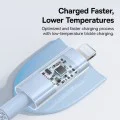 Кабел USB-C към Lightning, бързо зареждане 20W, 1m - Baseus Gem (P10373001311-00) - Galaxy Blue