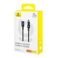 Кабел USB-C към Lightning, бързо зареждане 20W, 2m - Baseus Gem (P10373001311-01) - Galaxy Blue
