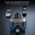 Автомобилен модем 2x USB, Type-C, Bluetooth 5.3 - Baseus S-09 Pro (C1076222200113113-00) - Черен