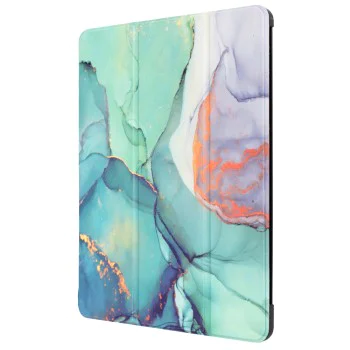 Калъф за iPad Air 13 (2024) - FoldPro - Green Time