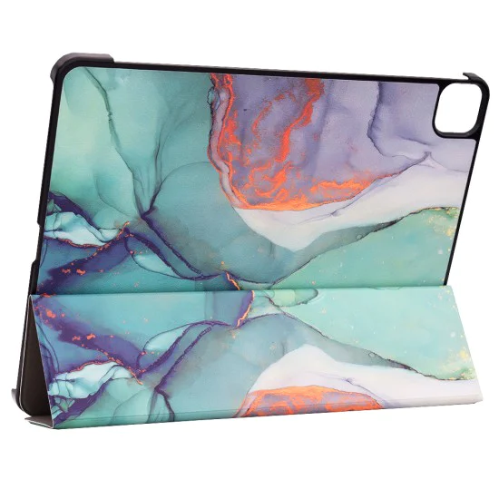 Калъф за iPad Air 13 (2024) - FoldPro - Green Time