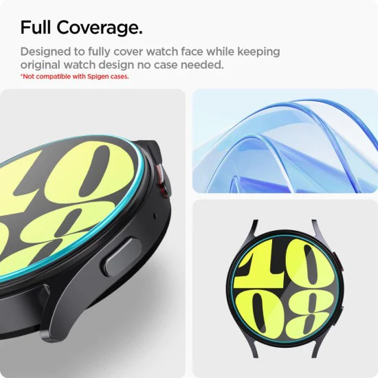 Протектор за Samsung Galaxy Watch7 44mm (комплект 2) - Spigen Glas.TR EZ FIT - Clear