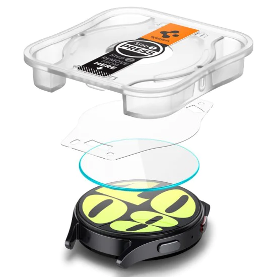 Протектор за Samsung Galaxy Watch7 44mm (комплект 2) - Spigen Glas.TR EZ FIT - Clear