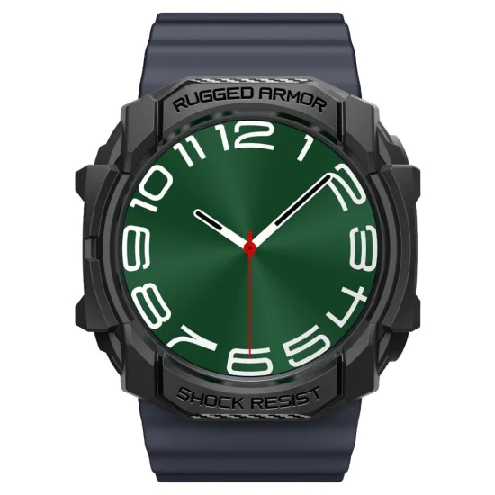 Протектор за Samsung Galaxy Watch Ultra 47mm - Spigen - Rugged Armor - черен