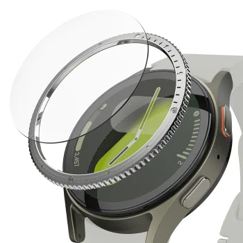 Рамка за Samsung Galaxy Watch7 40mm - Ringke Bezel Styling - Silver Pattern7 (CB-GW7-40-03)