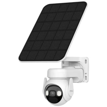 Wi-Fi камера за наблюдение със слънчев панел Type-C, 15000mAh, 3MP - Imou Outdoor Camera Cell PT Kit (KIT/IPC-K9EP-3T0WE/FSP12-TYPEC) - бял