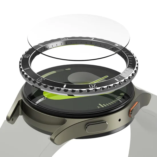 Премиум рамка за Samsung Galaxy Watch7 40mm - Ringke Bezel Styling - Black Pattern4 (CB-GW7-40-80)