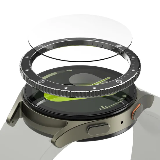 Премиум рамка за Samsung Galaxy Watch7 40mm - Ringke Bezel Styling - Black Pattern2 (CB-GW7-40-99)