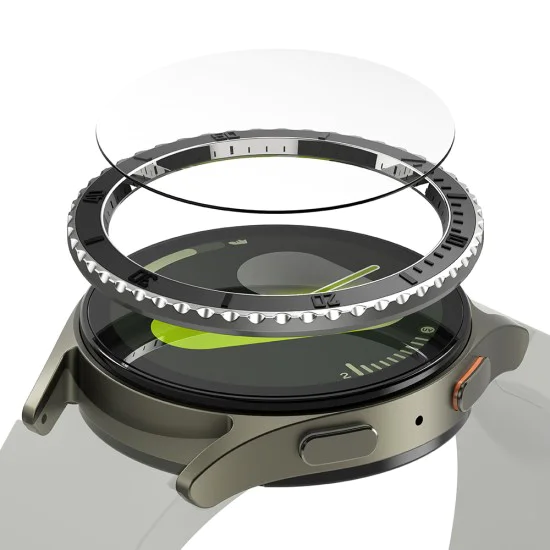 Премиум рамка за Samsung Galaxy Watch7 44mm - Ringke Bezel Styling - Black Pattern3 (CB-GW7-44-96)