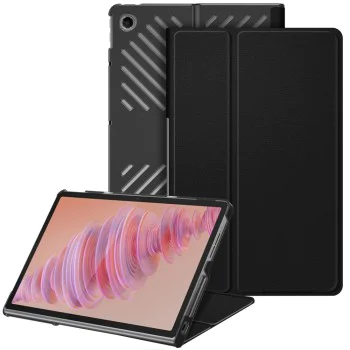 Калъф за Lenovo Tab Plus - FoldPro - Черен
