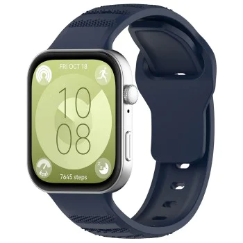 Каишка за Huawei Watch Fit 3 - Каишка за часовник (W050) - Синя