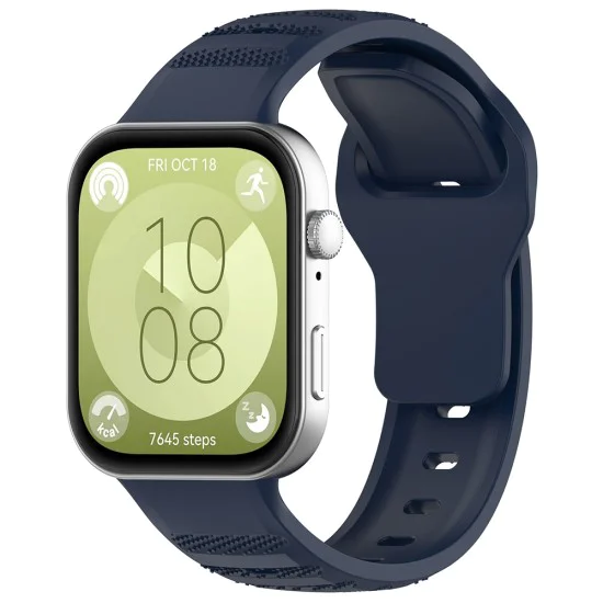 Каишка за Huawei Watch Fit 3 - Каишка за часовник (W050) - Синя