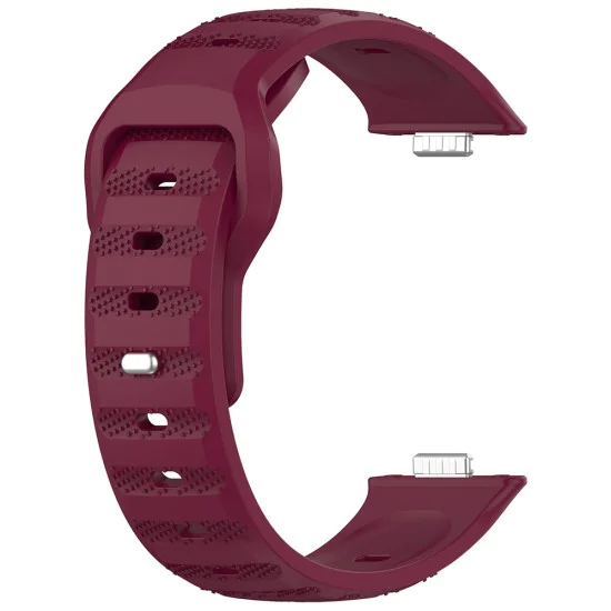 Каишка за Huawei Watch Fit 3 - Каишка за часовник (W050) - Бордо