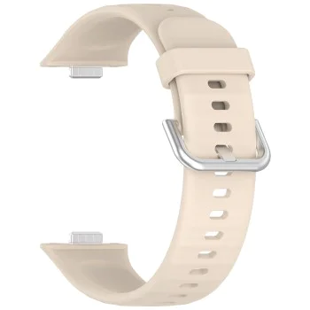 Каишка за Huawei Watch Fit 3 - Каишка за часовник 24 мм (W061) - Бежов