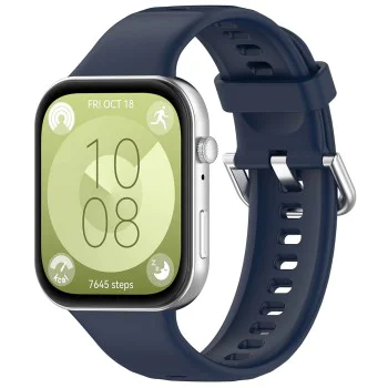 Каишка за Huawei Watch Fit 3 - Каишка за часовник 24mm (W061) - Navy Blue