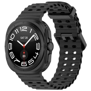 Каишка за Samsung Galaxy Watch Ultra 47mm - Каишка за часовник (W062) - Черна
