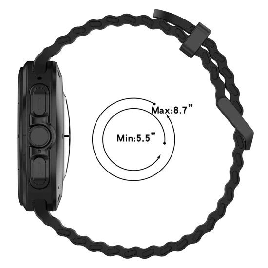 Каишка за Samsung Galaxy Watch Ultra 47 мм - Каишка за часовник (W062) - Синьо синьо