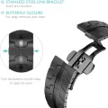Каишка за Apple Watch 1/2/3/3/4/4/5/5/5/6/6/7/8/7/8/9/10/SE/SE/SE 2/Ultra/Ultra 2 ( 42/44/45/46/49 мм) - Каишка за часовник (W063) - Черен