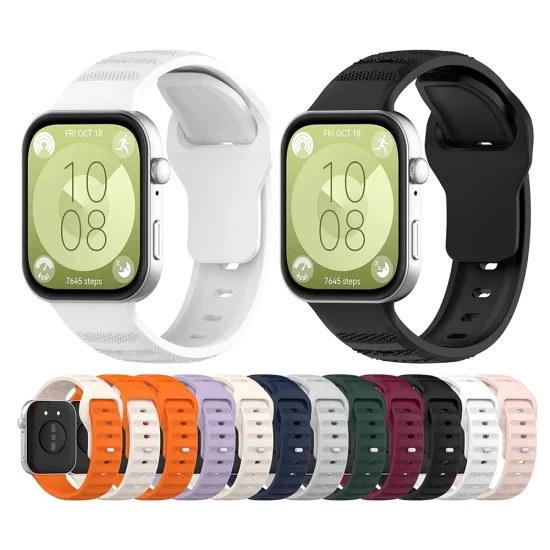 Каишка за Huawei Watch Fit 3 - Каишка за часовник (W050) - Синя