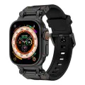 Каишка за часовник за Apple Watch 1/2/3/3/4/4/5/5/5/6/6/7/8/7/8/9/10/SE/SE/SE 2/Ultra/Ultra 2 (42/44/45/46/49 мм) - Каишка за часовник (W064) - Титаниево черно