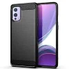 Калъф за OnePlus 9 - Carbon Silicone - Черен