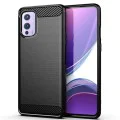 Калъф за OnePlus 9 - Carbon Silicone - Черен