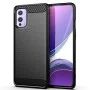 Калъф за OnePlus 9 - Carbon Silicone - Черен