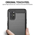 Калъф за OnePlus 9 - Carbon Silicone - Черен