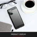 Калъф за OnePlus 9 - Carbon Silicone - Черен