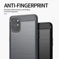 Калъф за OnePlus 9 - Carbon Silicone - Черен