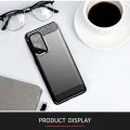 Калъф за OnePlus 9 Pro - Carbon Silicone - Черен