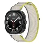 Каишка за Samsung Galaxy Watch Ultra 47 мм - Каишка за часовник (W054) - Жълто / Сиво