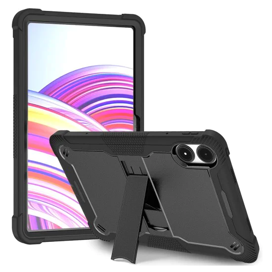 Калъф за Xiaomi Redmi Pad Pro / Poco Pad + Калъф - Rugged TabShell - Черен