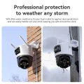 8MP Wi-Fi камера за наблюдение с бързо откриване и известяване - Imou Outdoor Camera Cruiser Dual (IPC-S7XP-8M0WED-0360B) - Бял