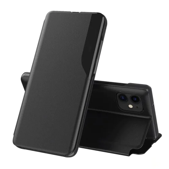Калъф за iPhone 12 / iPhone 12 Pro - серия eFold - черен